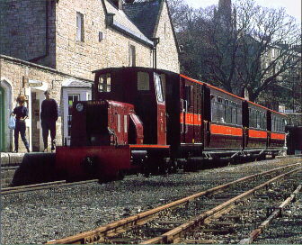 Locomotive no.9 at Alston Station