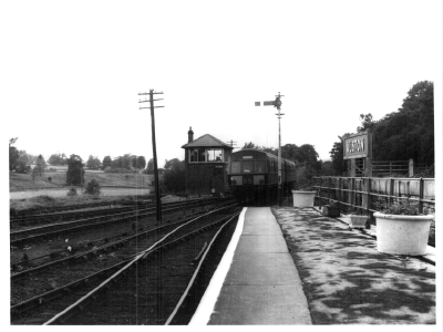 DMU at Alston Station in the 1960s