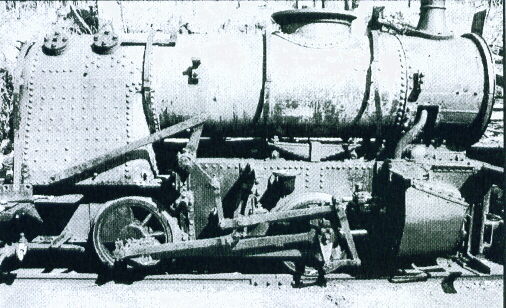 Photo showing
	Thomas Edmondson steam locomotive as in April 2003.