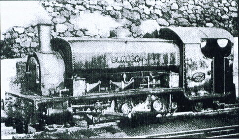 Photograph of Barber steam locomotive